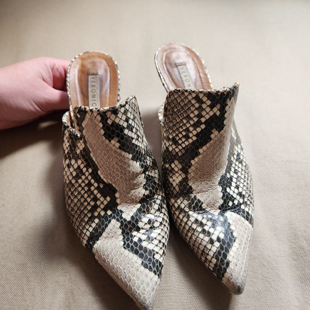 VERONICA BEARD Pearla Python Mule - image 3